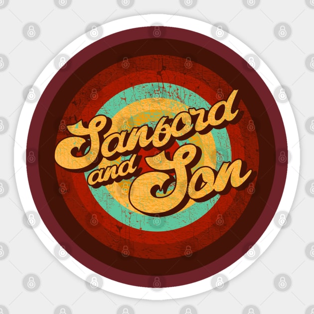 Sanford and soon - VINTAGECIRCLE Sticker by okaka